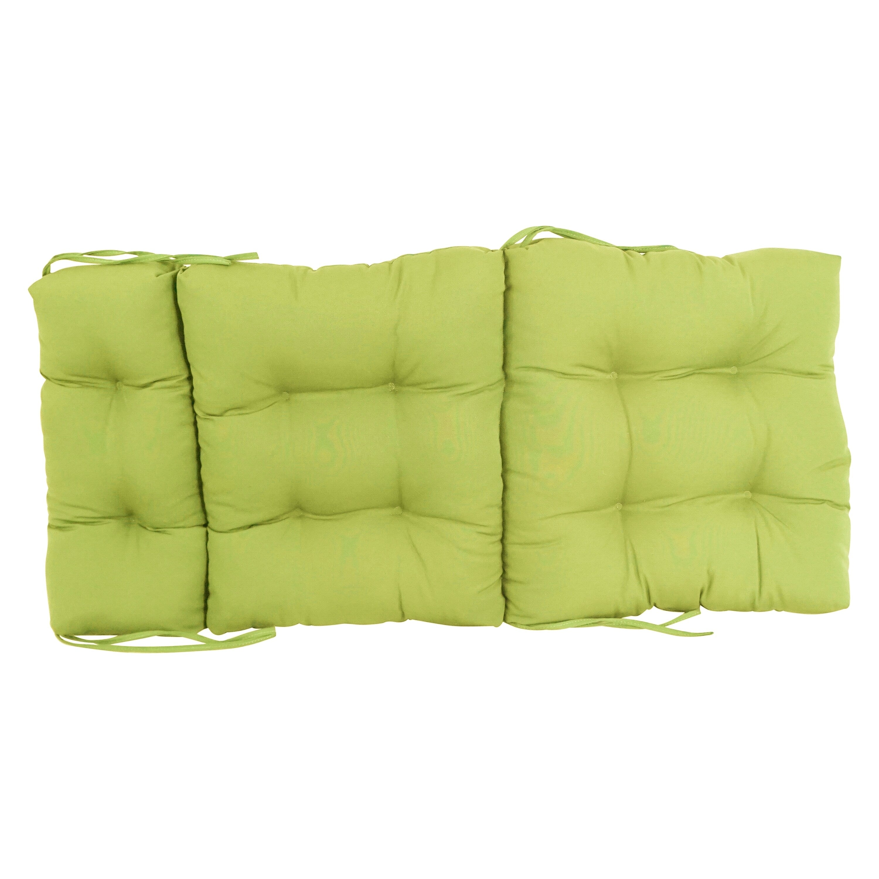 Coussin de siège/dossier en sergé touffeté multi-sections (plusieurs tailles)