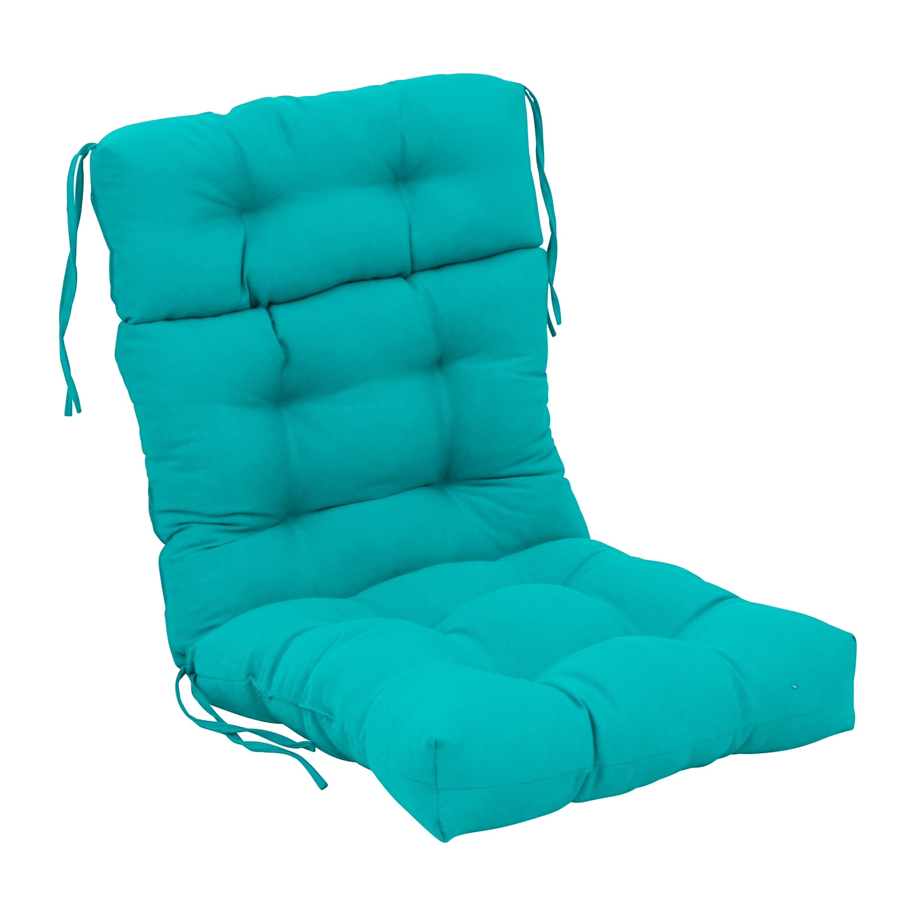 Coussin de siège/dossier en sergé touffeté multi-sections (plusieurs tailles)