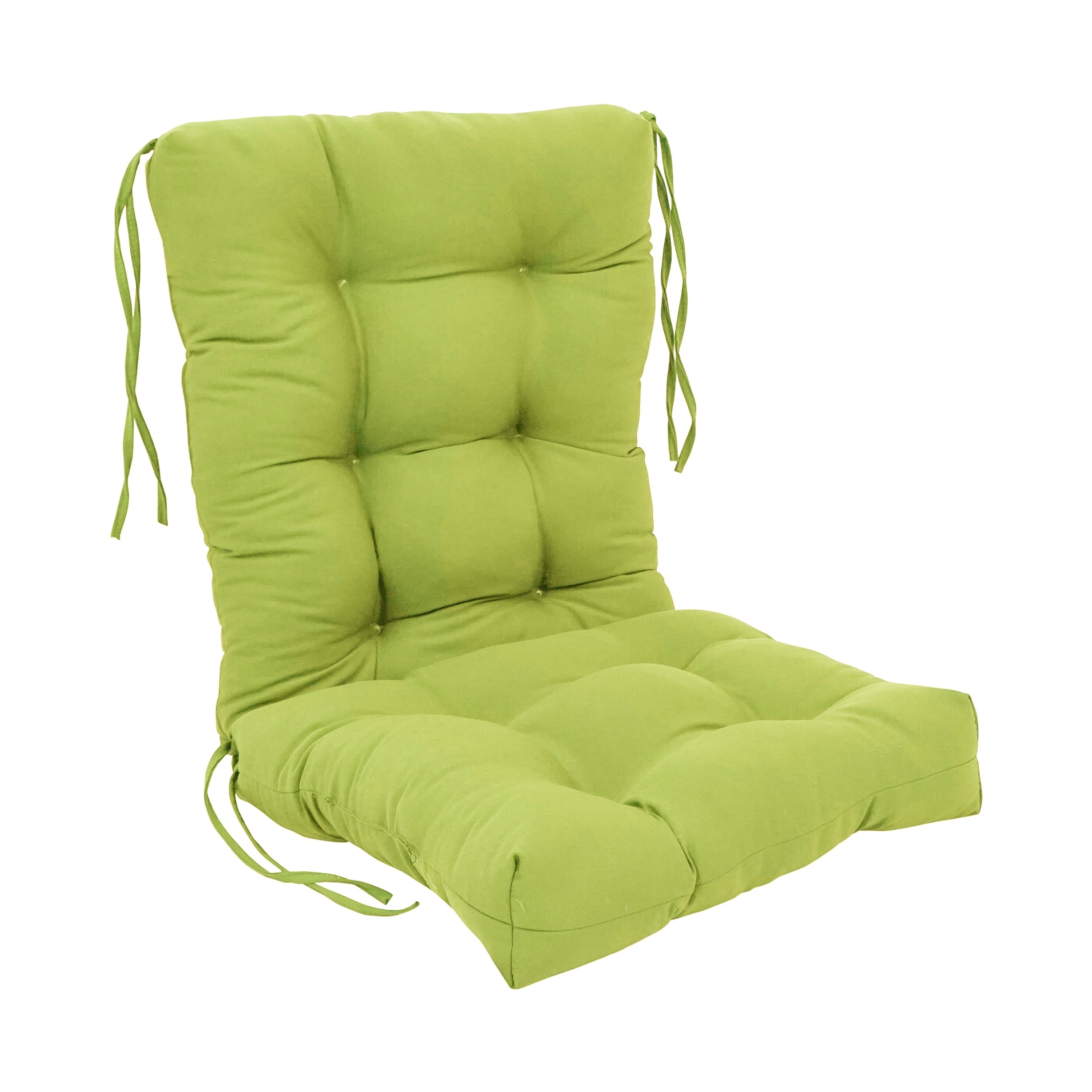Coussin de siège/dossier en sergé touffeté multi-sections (plusieurs tailles)