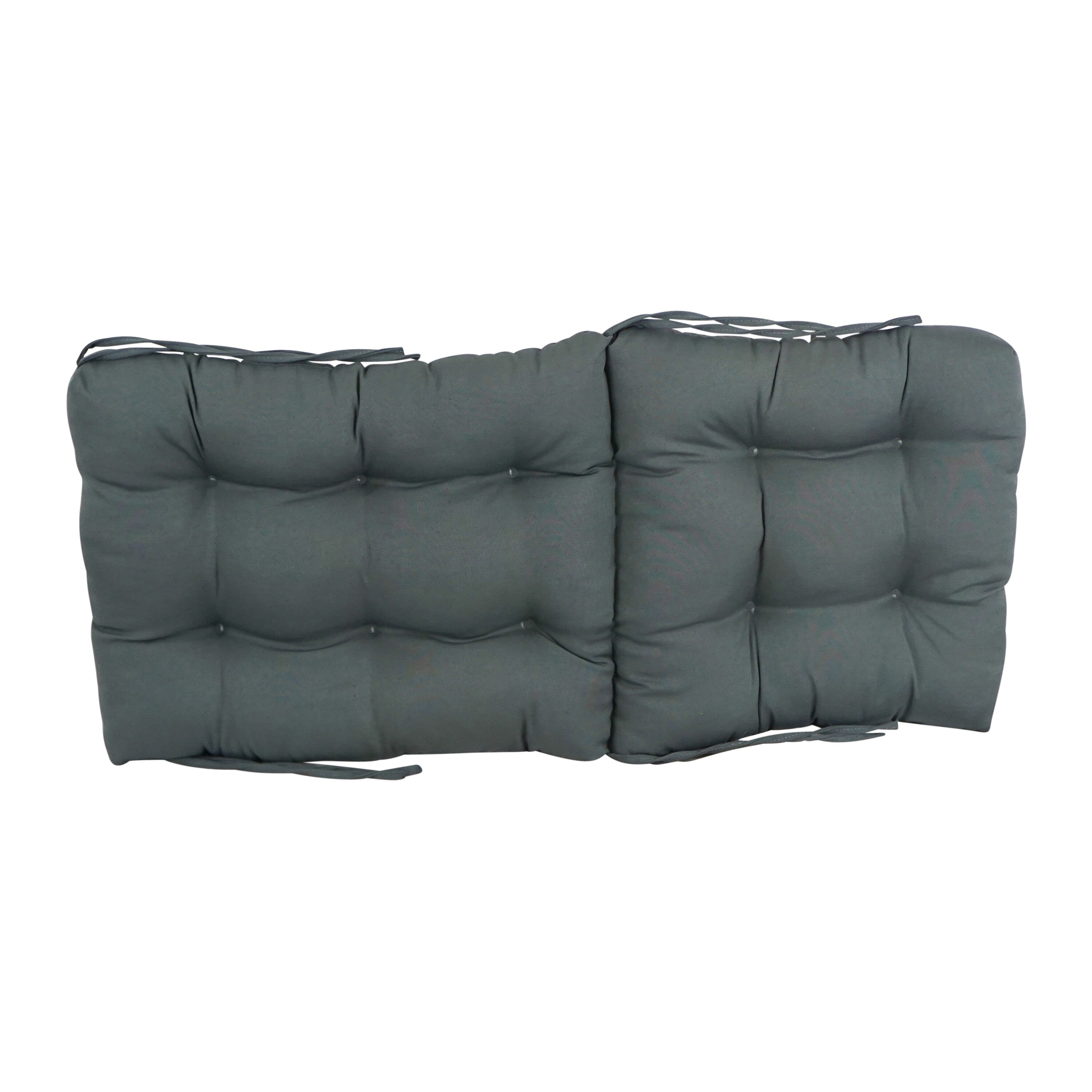 Coussin de siège/dossier en sergé touffeté multi-sections (plusieurs tailles)