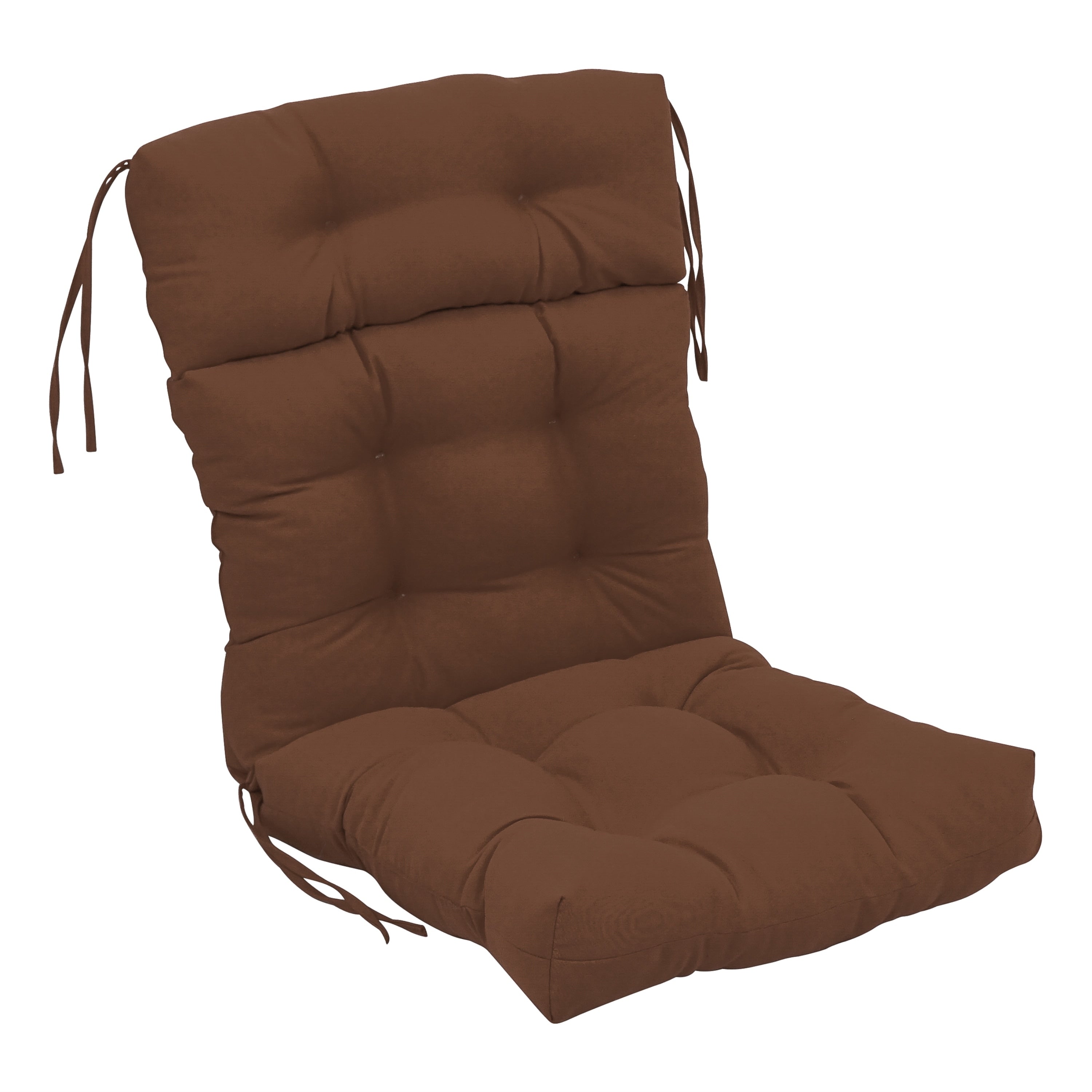 Coussin de siège/dossier en sergé touffeté multi-sections (plusieurs tailles)