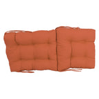 Coussin de siège/dossier en sergé touffeté multi-sections (plusieurs tailles)
