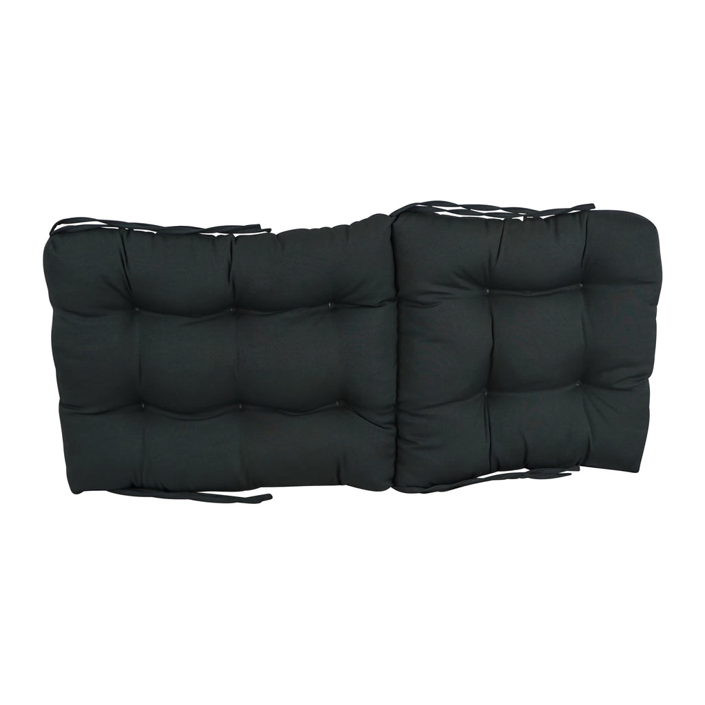 Coussin de siège/dossier en sergé touffeté multi-sections (plusieurs tailles)