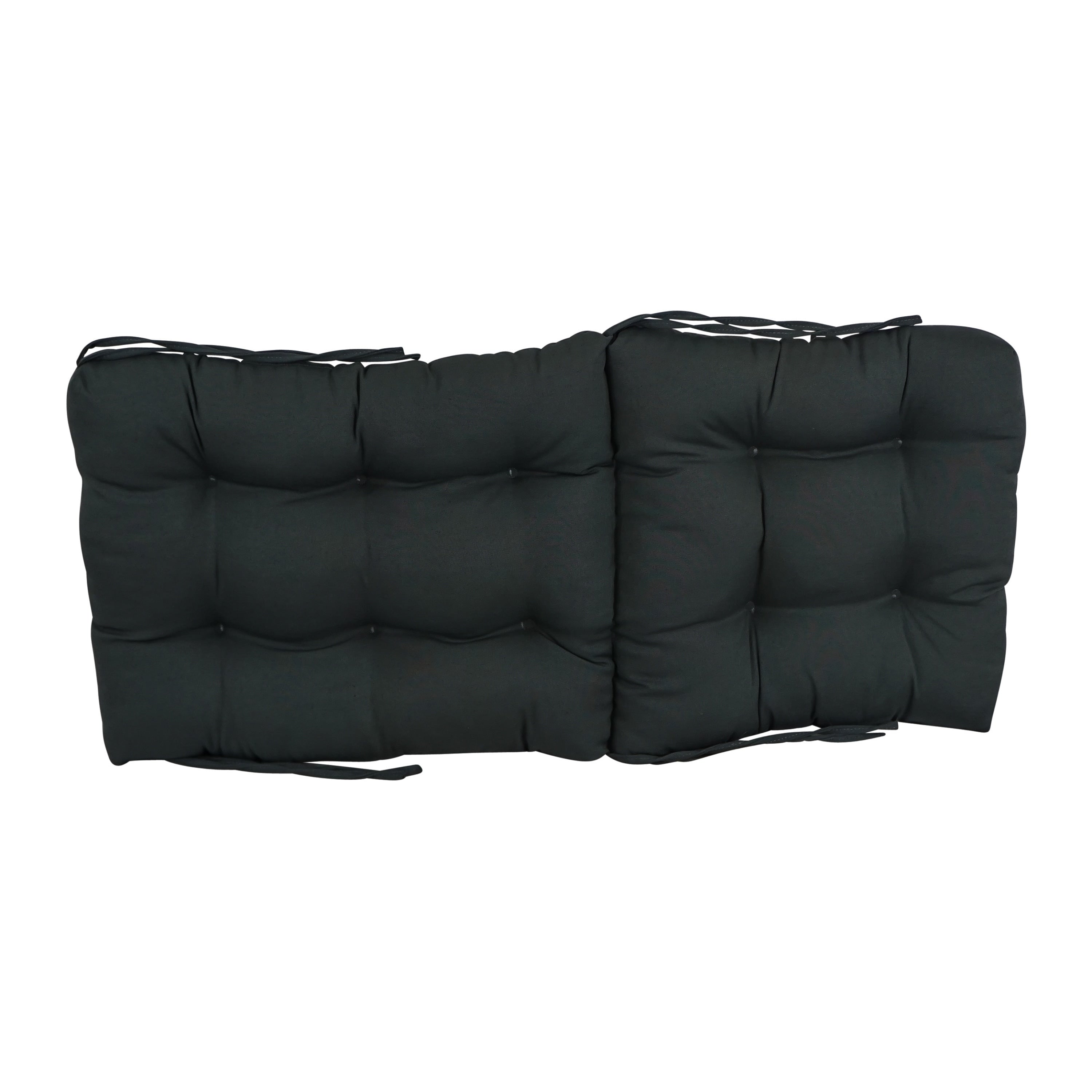 Coussin de siège/dossier en sergé touffeté multi-sections (plusieurs tailles)