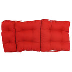 Coussin de siège/dossier en sergé touffeté multi-sections (plusieurs tailles)