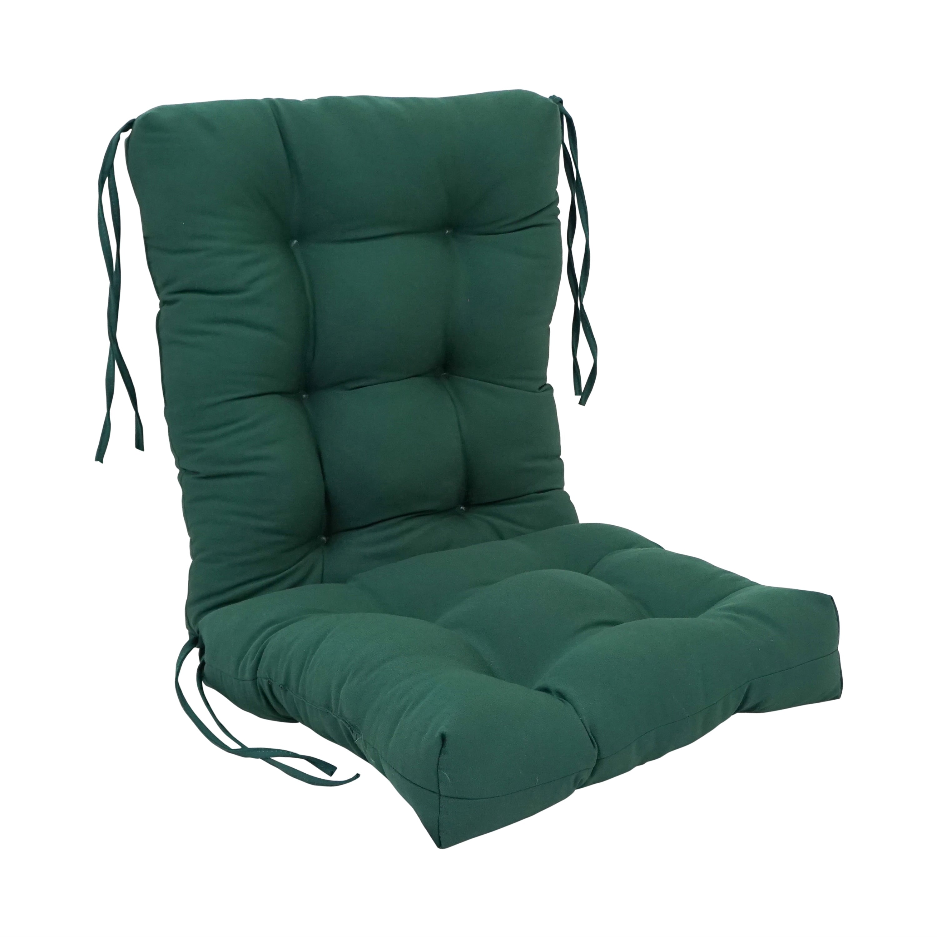 Coussin de siège/dossier en sergé touffeté multi-sections (plusieurs tailles)
