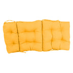 Coussin de siège/dossier en sergé touffeté multi-sections (plusieurs tailles)