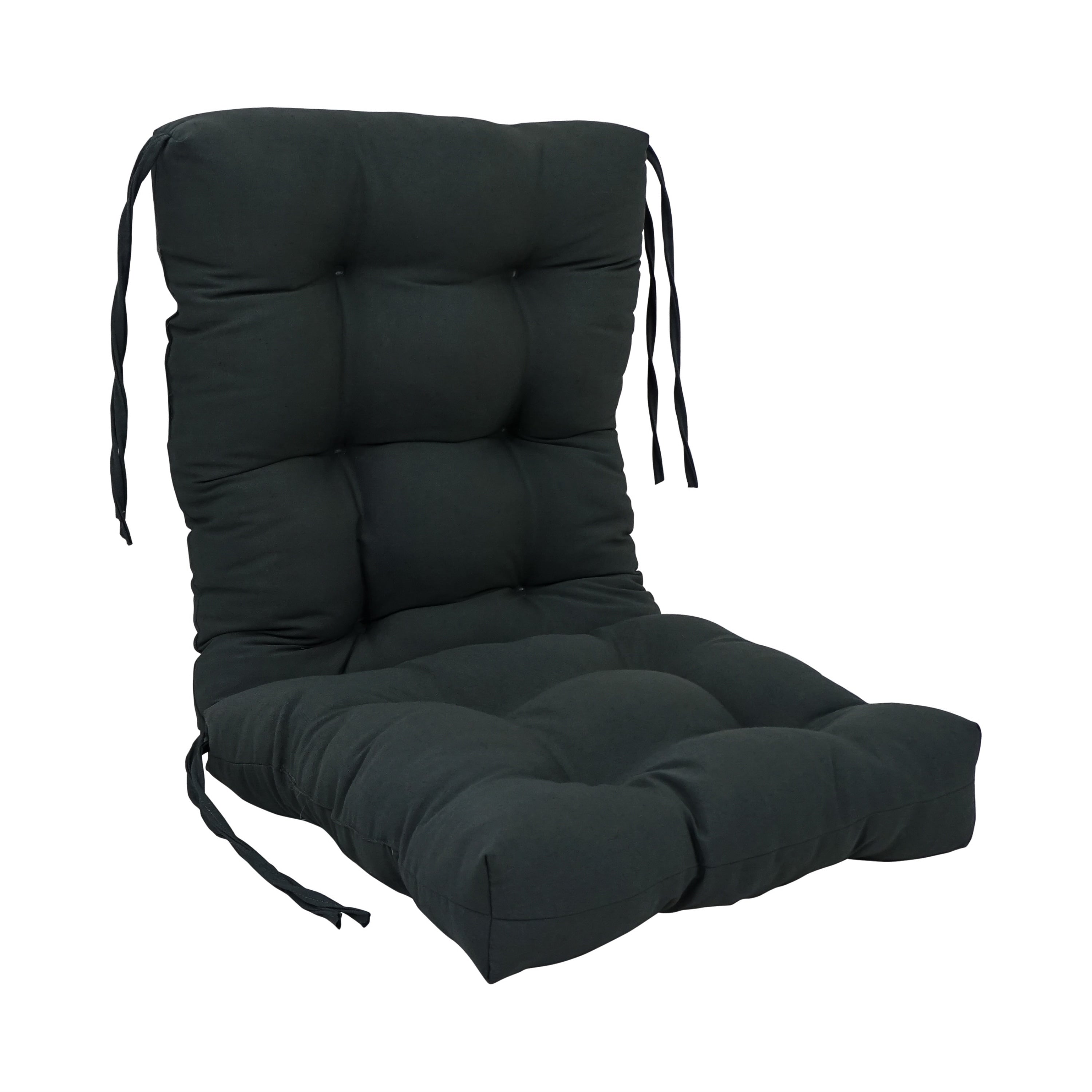 Coussin de siège/dossier en sergé touffeté multi-sections (plusieurs tailles)