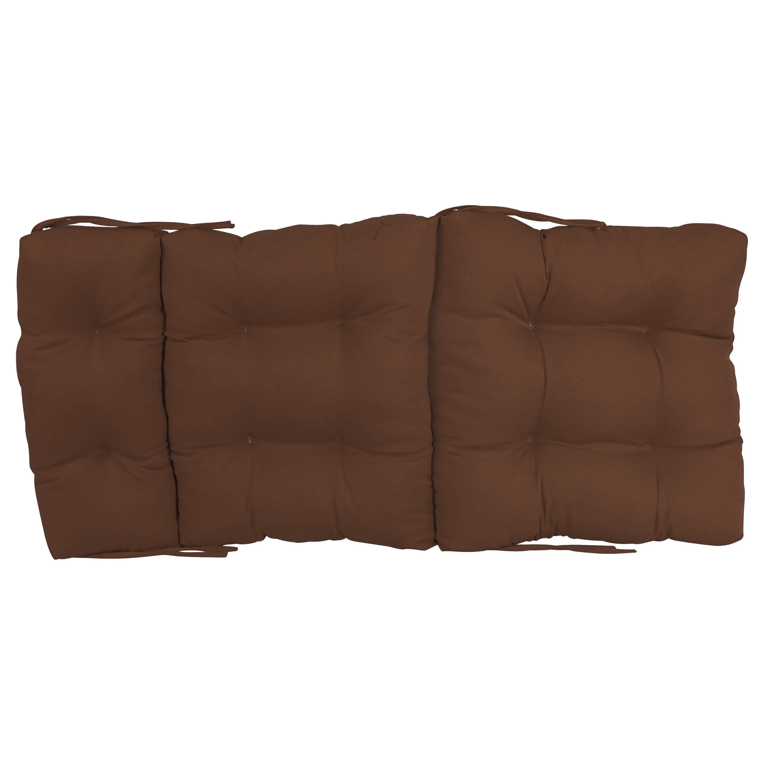 Coussin de siège/dossier en sergé touffeté multi-sections (plusieurs tailles)