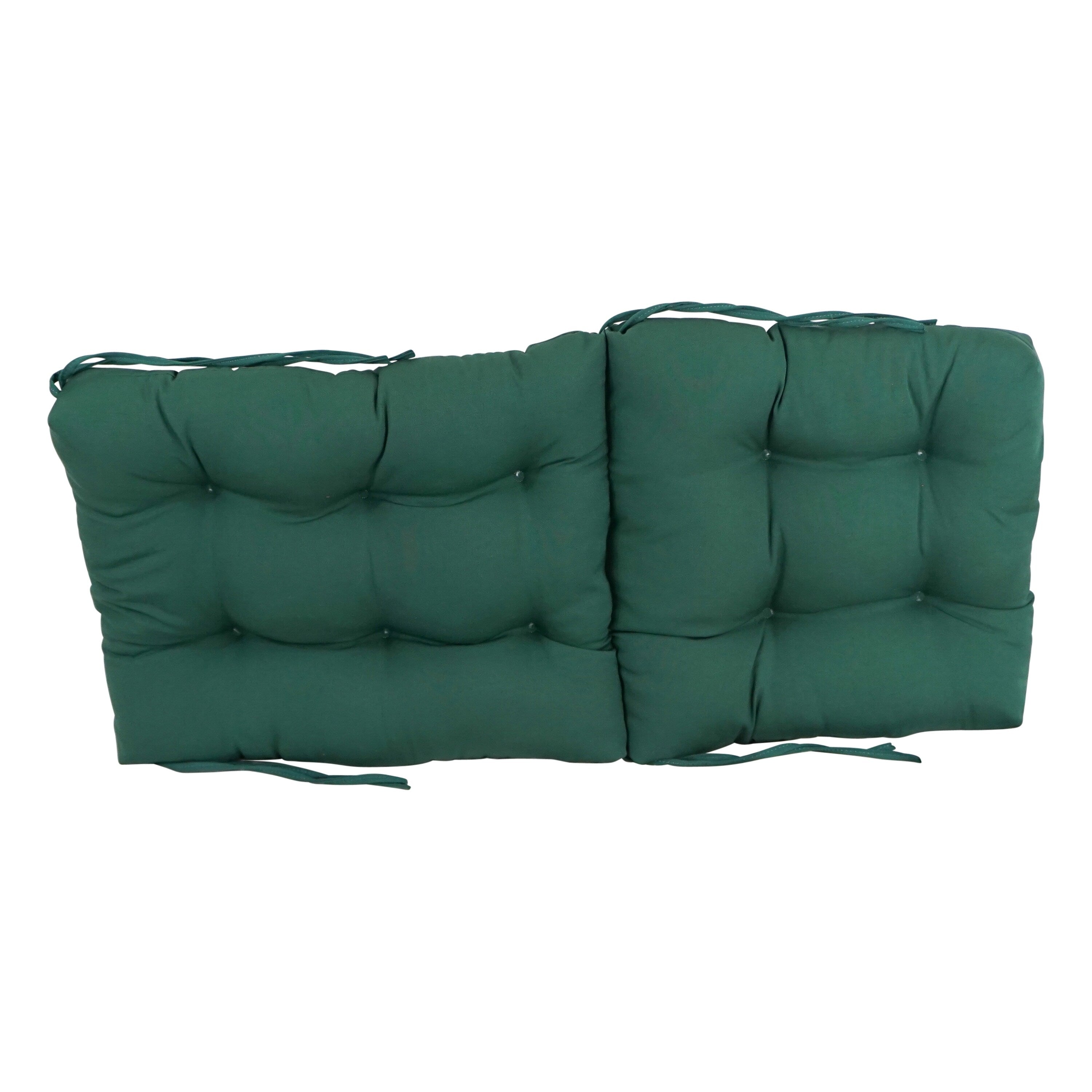 Coussin de siège/dossier en sergé touffeté multi-sections (plusieurs tailles)