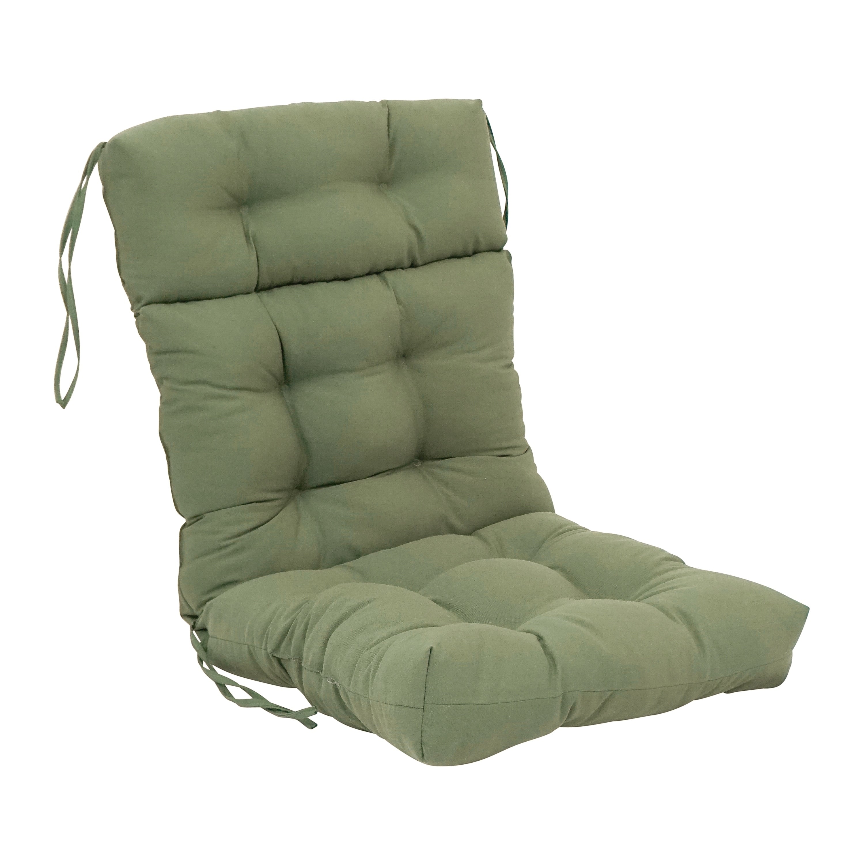 Coussin de siège/dossier en sergé touffeté multi-sections (plusieurs tailles)