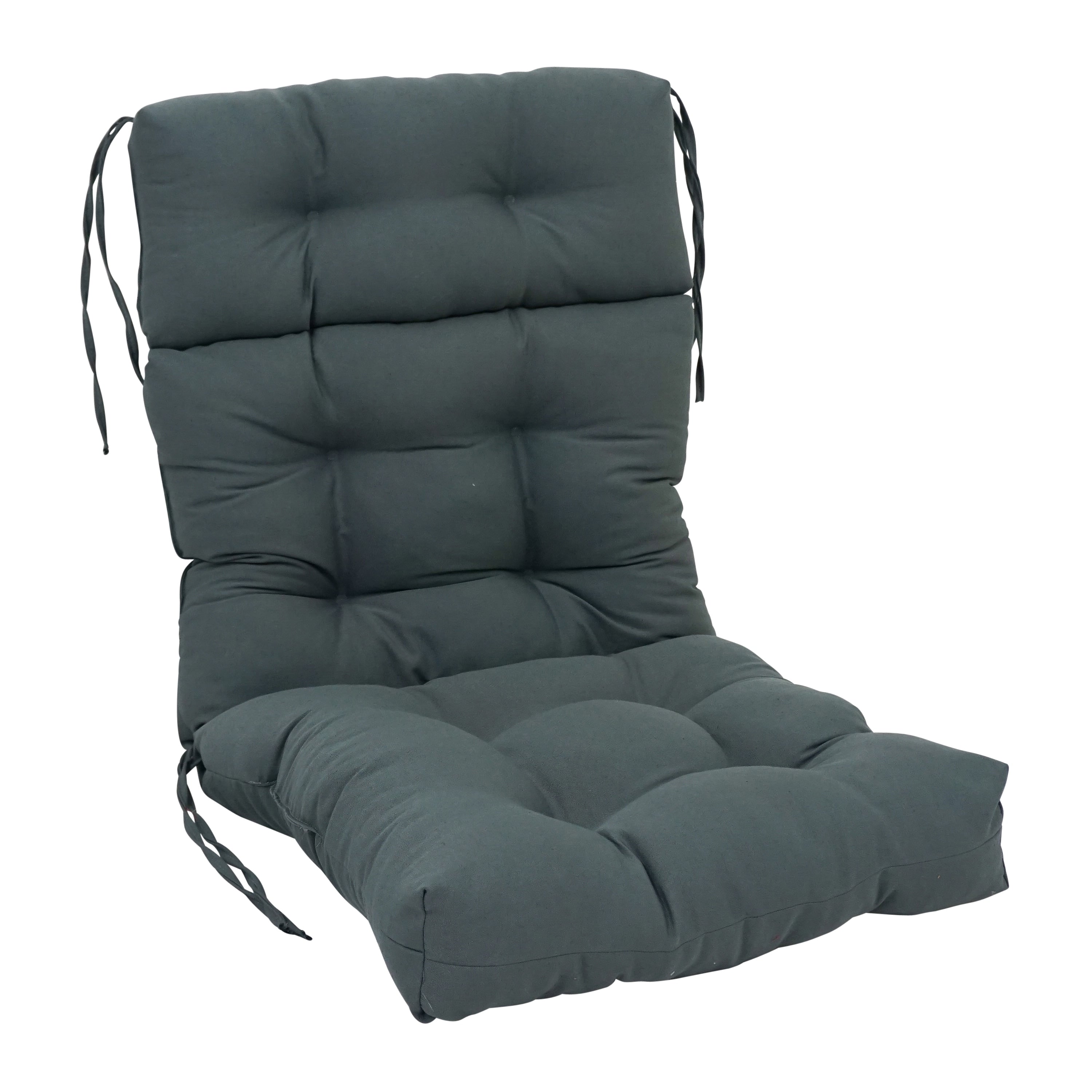 Coussin de siège/dossier en sergé touffeté multi-sections (plusieurs tailles)