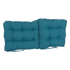 Coussin de siège/dossier en sergé touffeté multi-sections (plusieurs tailles)