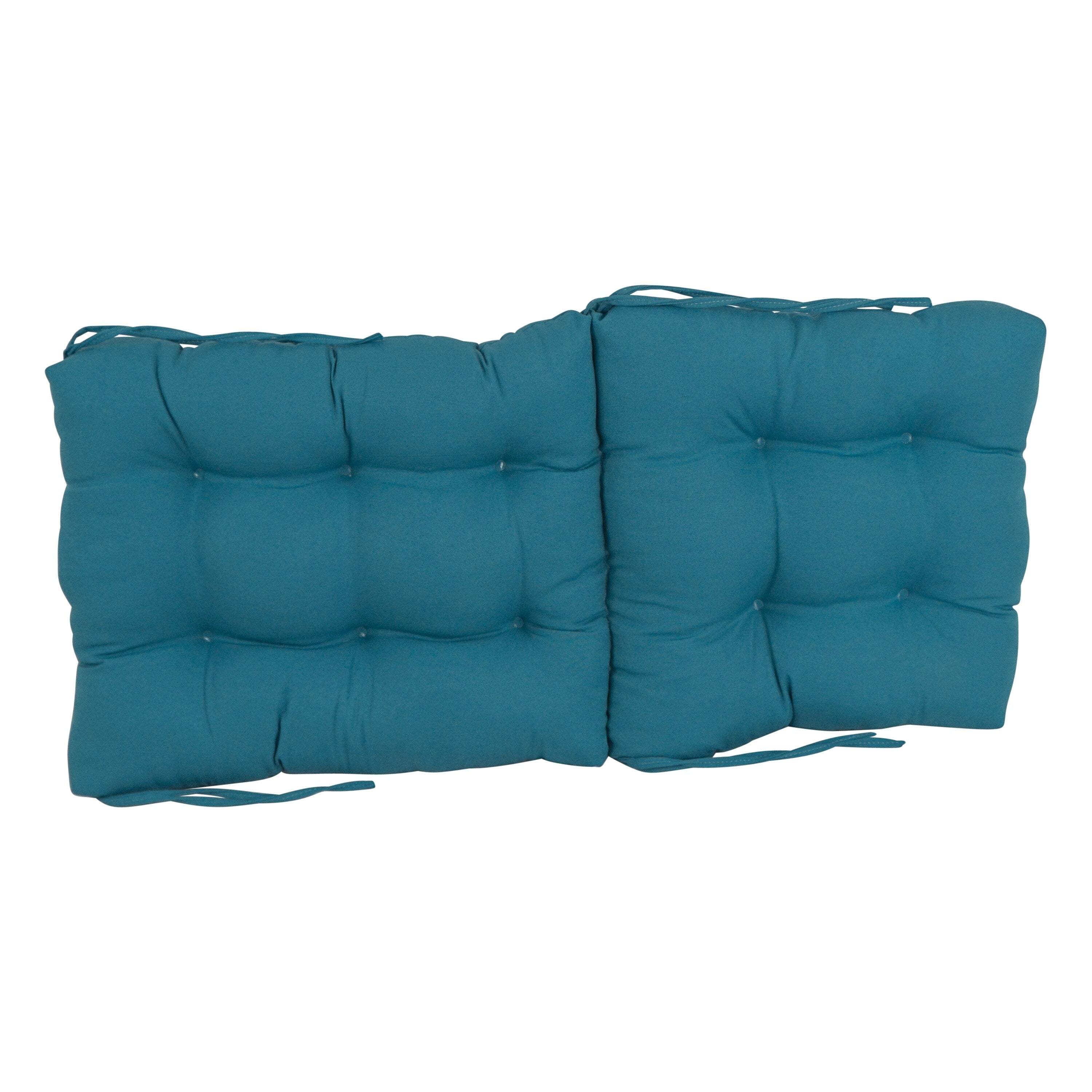 Coussin de siège/dossier en sergé touffeté multi-sections (plusieurs tailles)
