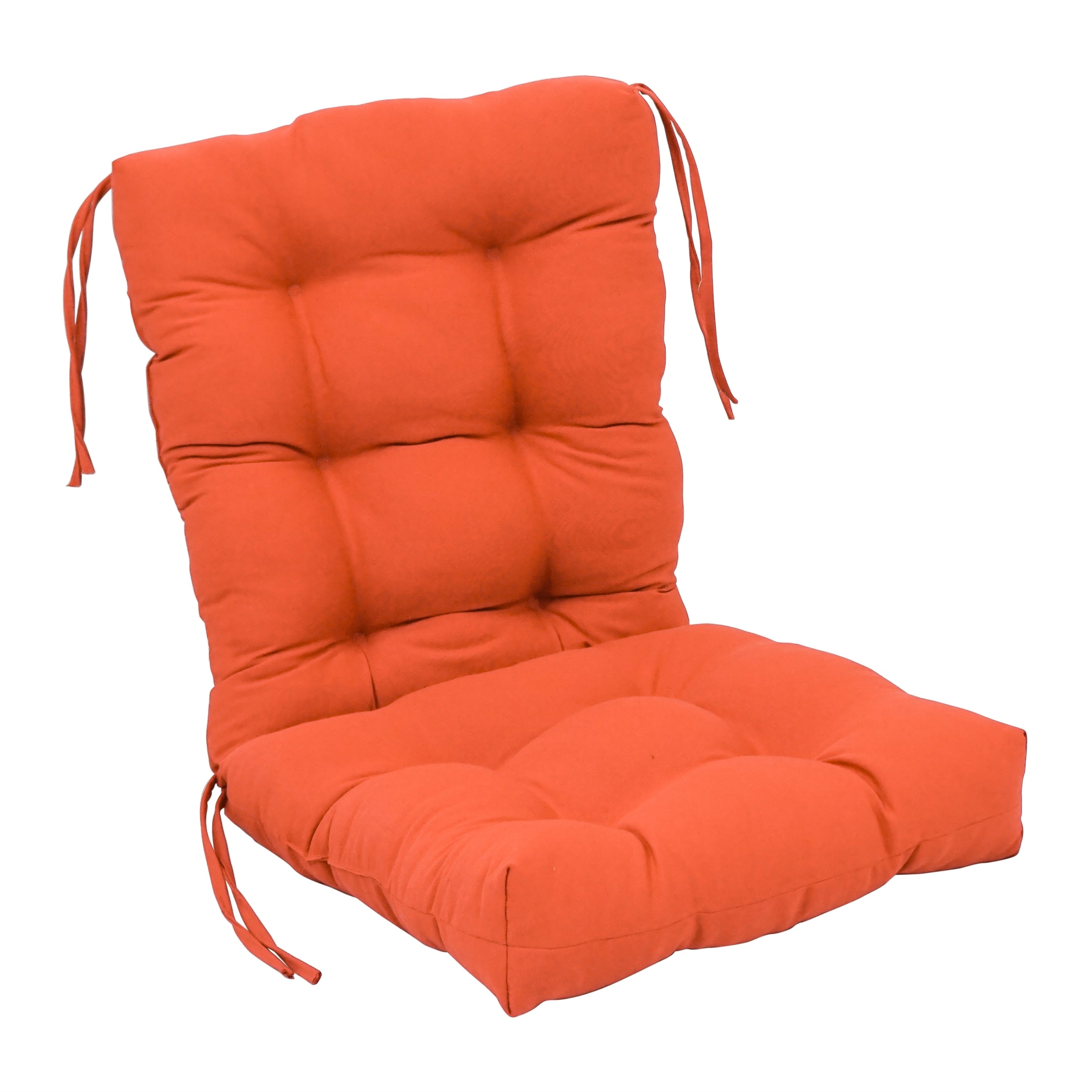 Coussin de siège/dossier en sergé touffeté multi-sections (plusieurs tailles)