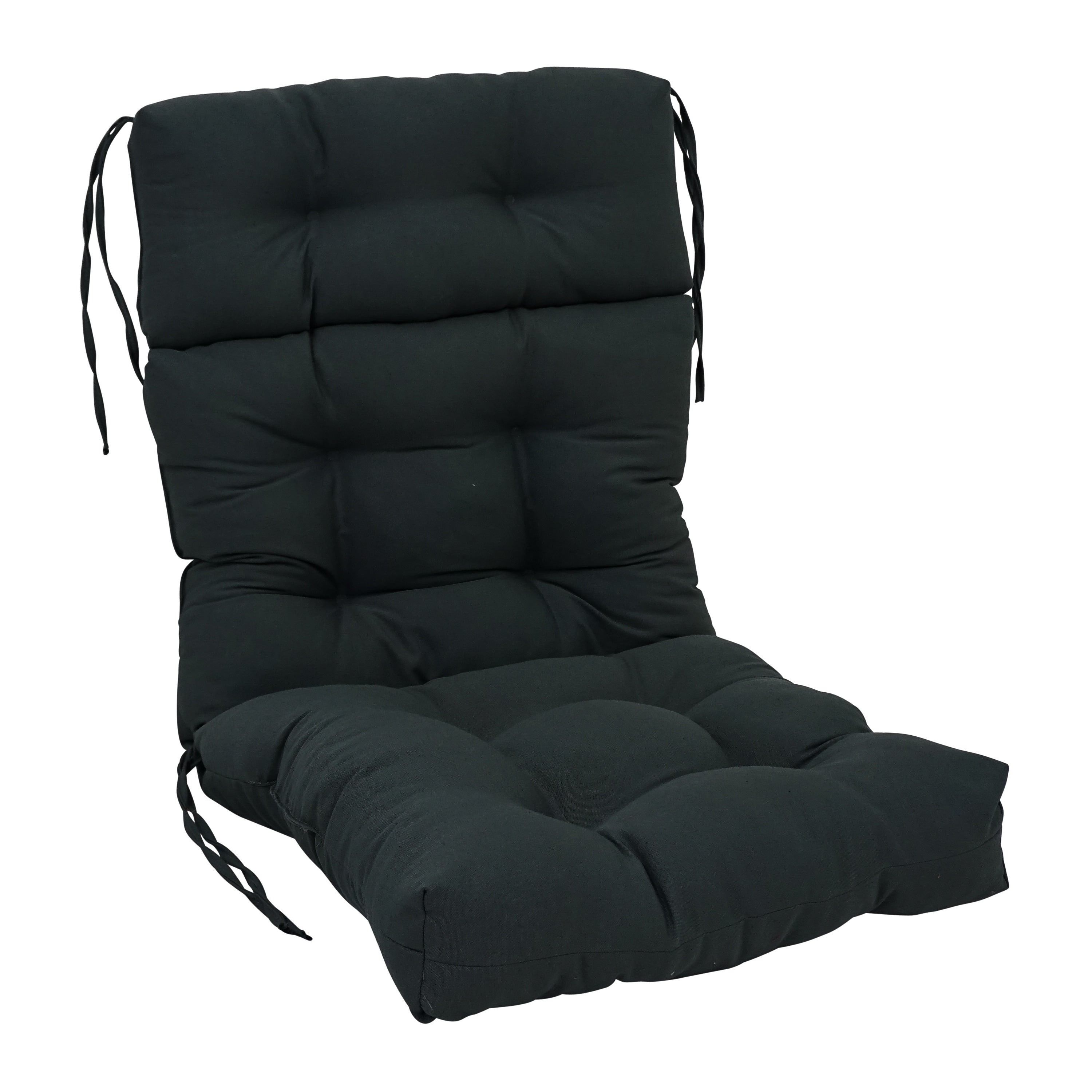 Coussin de siège/dossier en sergé touffeté multi-sections (plusieurs tailles)