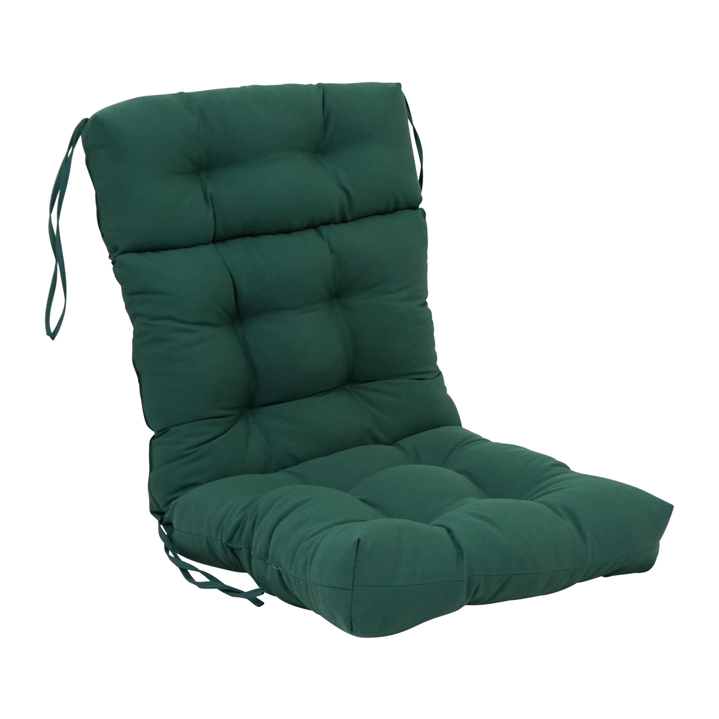 Coussin de siège/dossier en sergé touffeté multi-sections (plusieurs tailles)