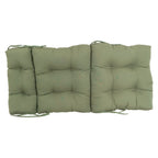 Coussin de siège/dossier en sergé touffeté multi-sections (plusieurs tailles)
