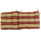 Multi-section Tufted Outdoor Seat/Back Chair Cushion (Multiple Sizes)