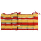 Multi-section Tufted Outdoor Seat/Back Chair Cushion (Multiple Sizes)