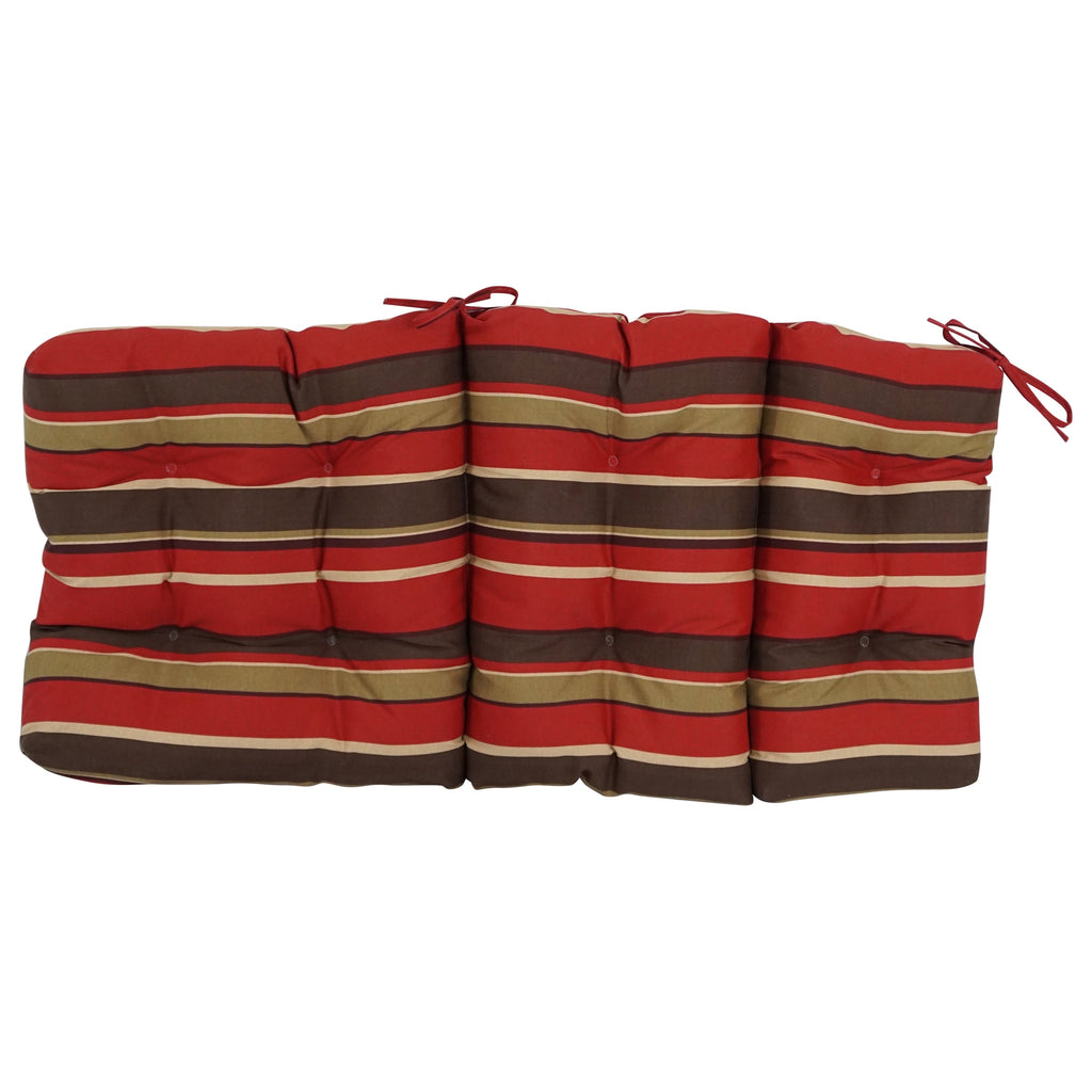 Multi-section Tufted Outdoor Seat/Back Chair Cushion (Multiple Sizes)