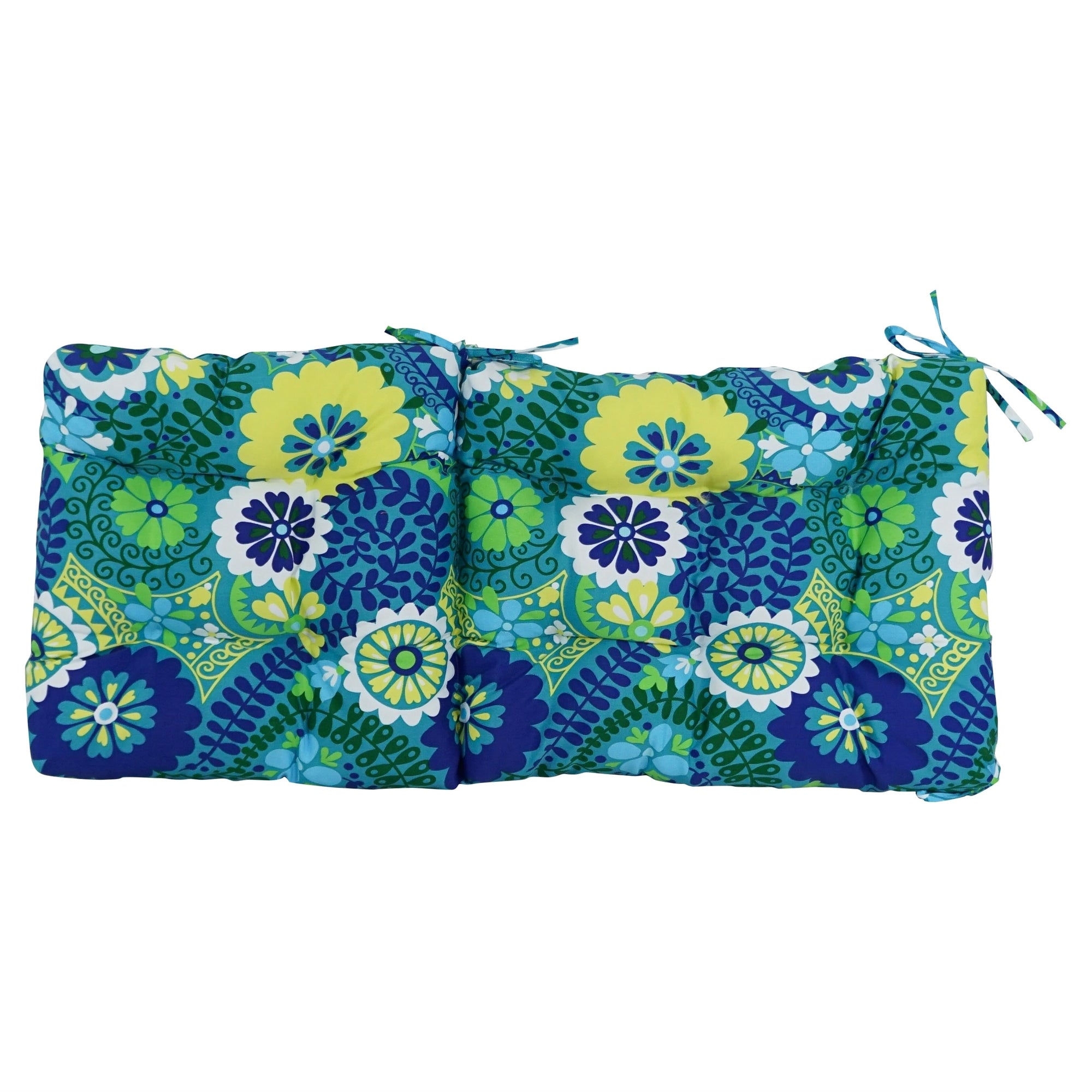 Multi-section Tufted Outdoor Seat/Back Chair Cushion (Multiple Sizes)