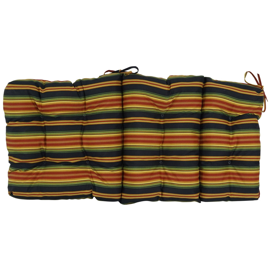 Multi-section Tufted Outdoor Seat/Back Chair Cushion (Multiple Sizes)