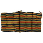 Multi-section Tufted Outdoor Seat/Back Chair Cushion (Multiple Sizes)