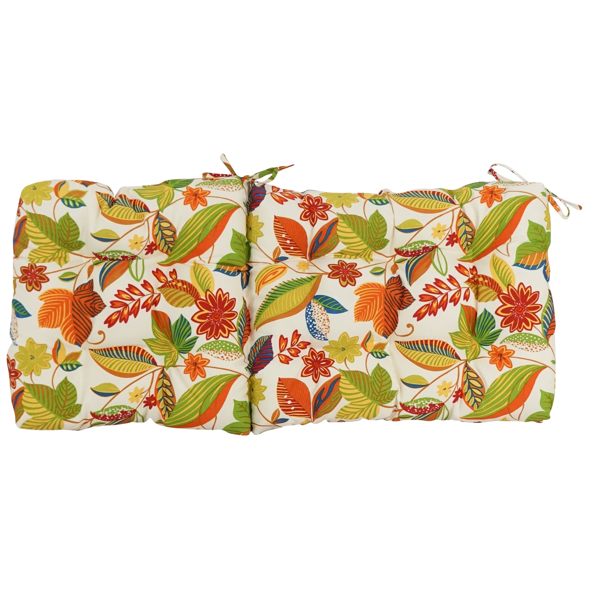 Multi-section Tufted Outdoor Seat/Back Chair Cushion (Multiple Sizes)