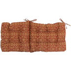 Multi-section Tufted Outdoor Seat/Back Chair Cushion (Multiple Sizes)