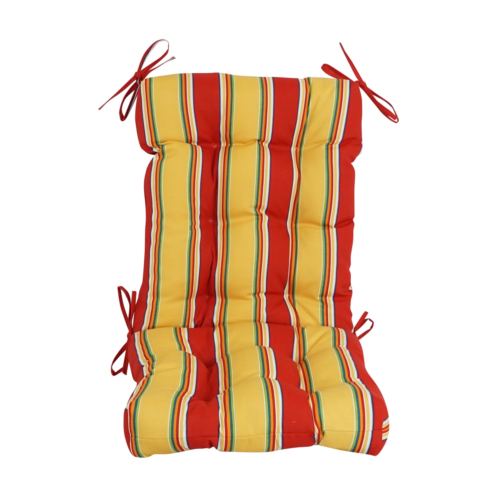 Multi-section Tufted Outdoor Seat/Back Chair Cushion (Multiple Sizes)