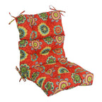 Multi-section Tufted Outdoor Seat/Back Chair Cushion (Multiple Sizes)