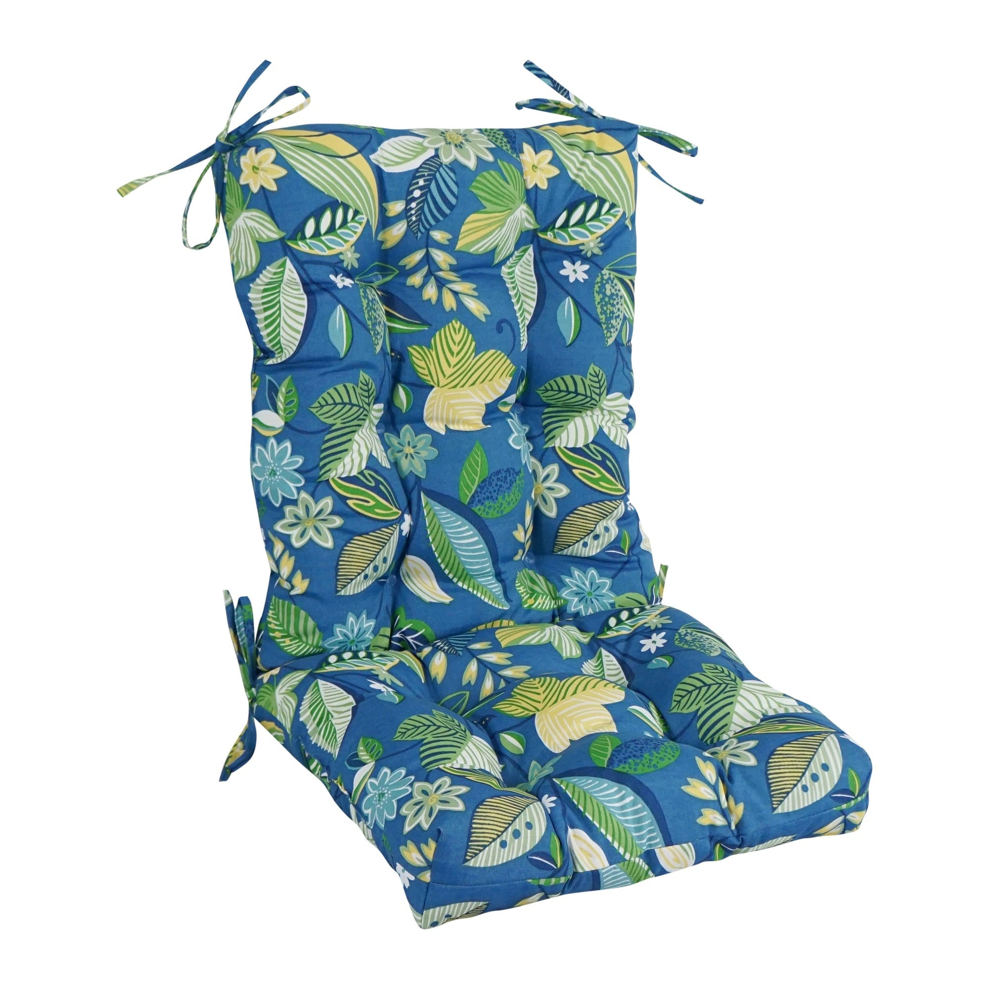Multi-section Tufted Outdoor Seat/Back Chair Cushion (Multiple Sizes)