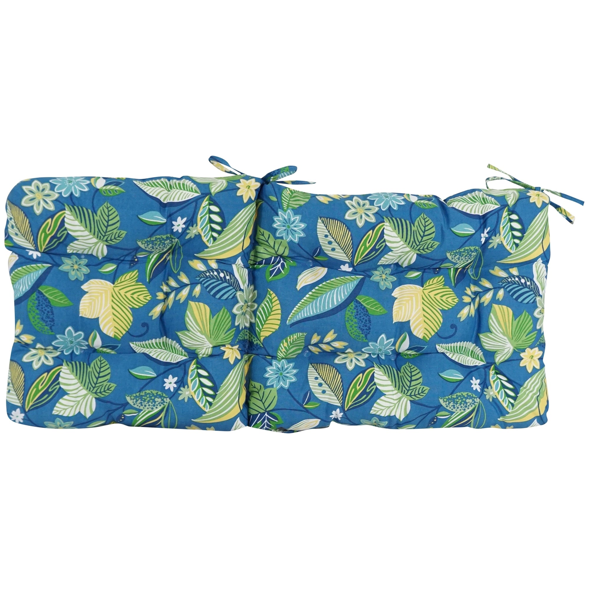 Multi-section Tufted Outdoor Seat/Back Chair Cushion (Multiple Sizes)