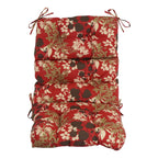 Multi-section Tufted Outdoor Seat/Back Chair Cushion (Multiple Sizes)