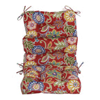 Multi-section Tufted Outdoor Seat/Back Chair Cushion (Multiple Sizes)