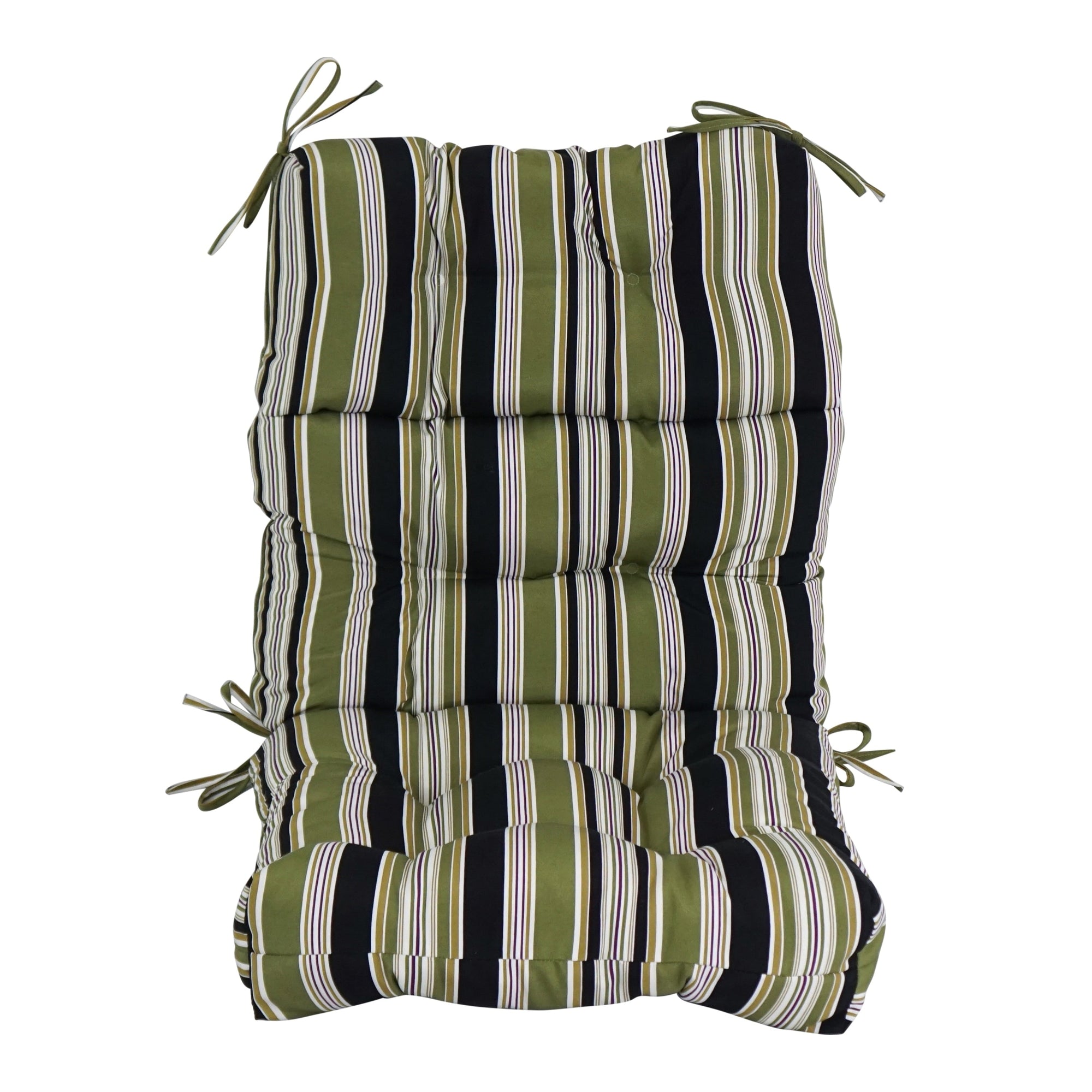 Multi-section Tufted Outdoor Seat/Back Chair Cushion (Multiple Sizes)