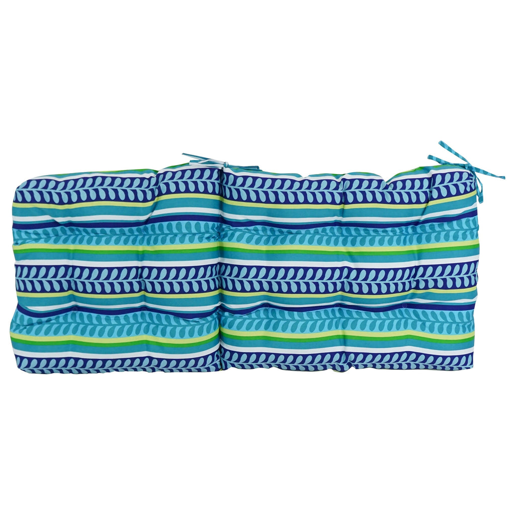 Multi-section Tufted Outdoor Seat/Back Chair Cushion (Multiple Sizes)