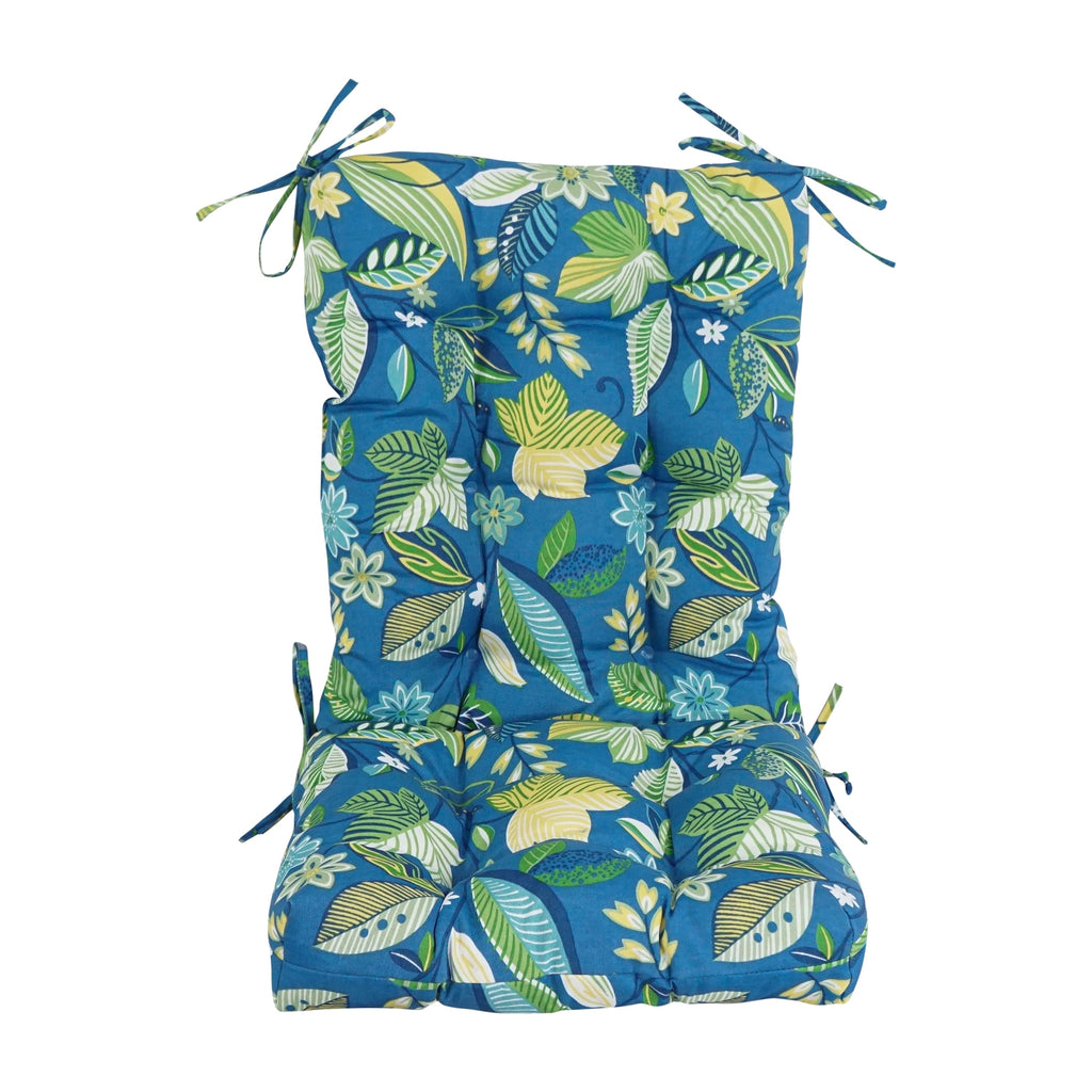Multi-section Tufted Outdoor Seat/Back Chair Cushion (Multiple Sizes)