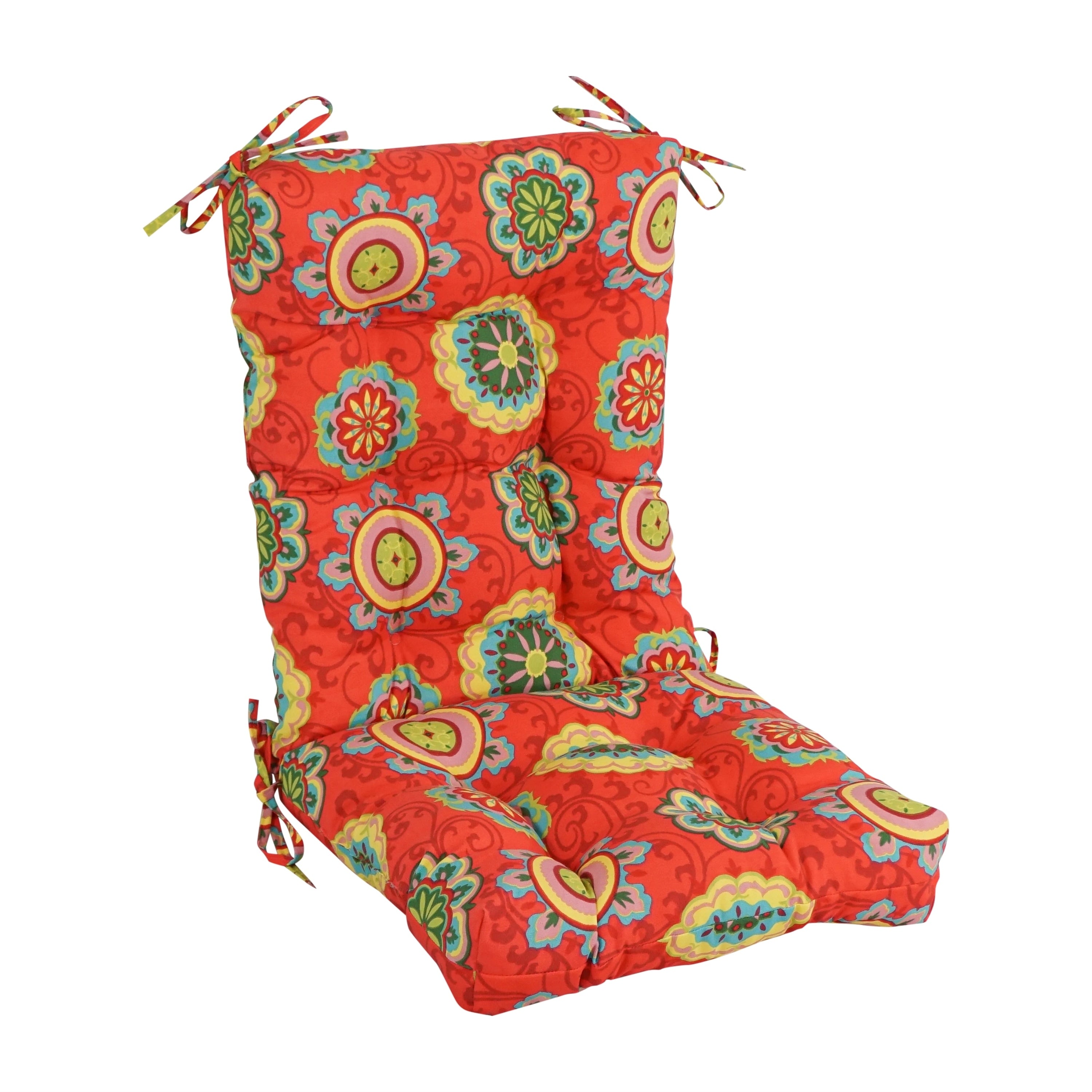 Coussin de siège/dossier d'extérieur capitonné multi-sections (plusieurs tailles)
