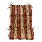 Multi-section Tufted Outdoor Seat/Back Chair Cushion (Multiple Sizes)