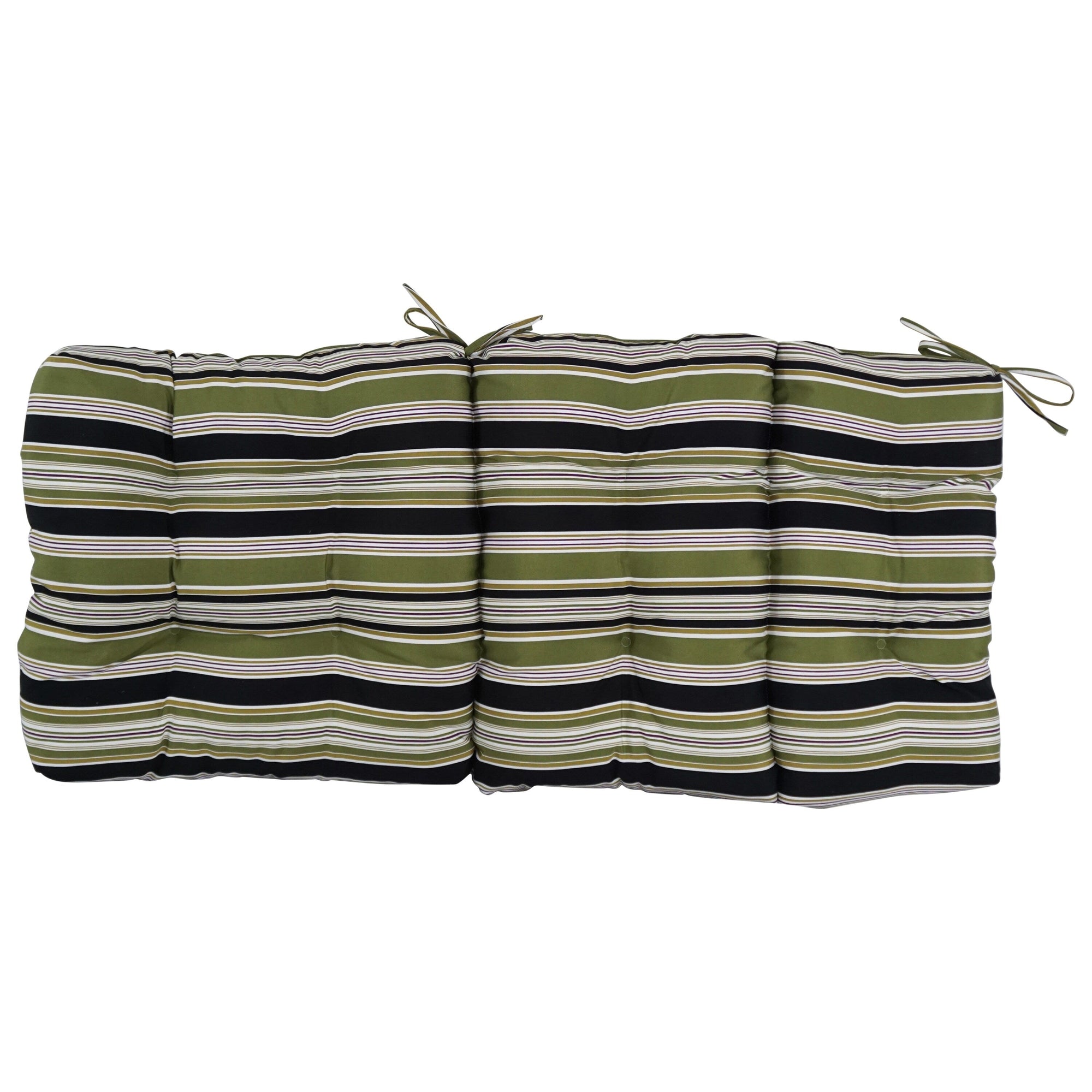 Multi-section Tufted Outdoor Seat/Back Chair Cushion (Multiple Sizes)