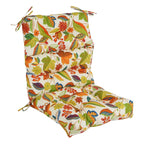 Multi-section Tufted Outdoor Seat/Back Chair Cushion (Multiple Sizes)