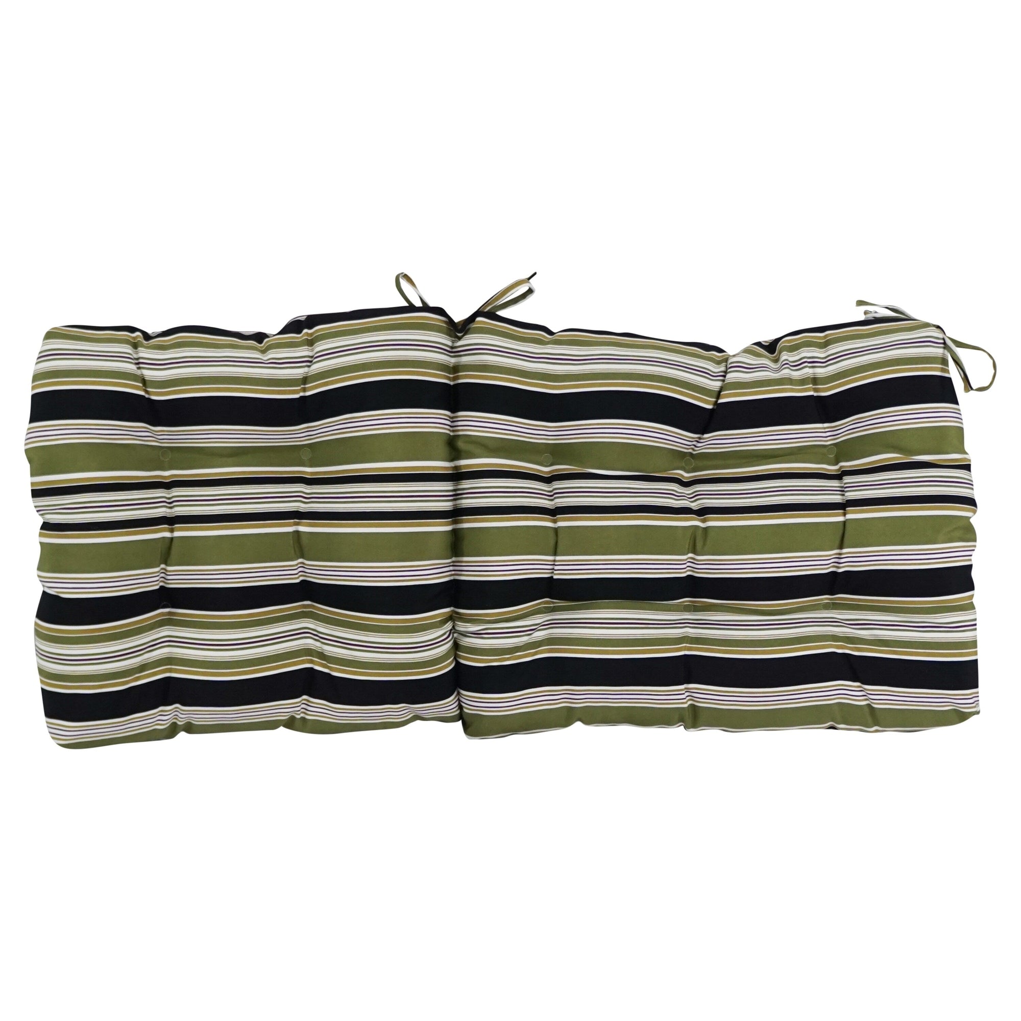 Multi-section Tufted Outdoor Seat/Back Chair Cushion (Multiple Sizes)