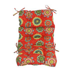 Multi-section Tufted Outdoor Seat/Back Chair Cushion (Multiple Sizes)