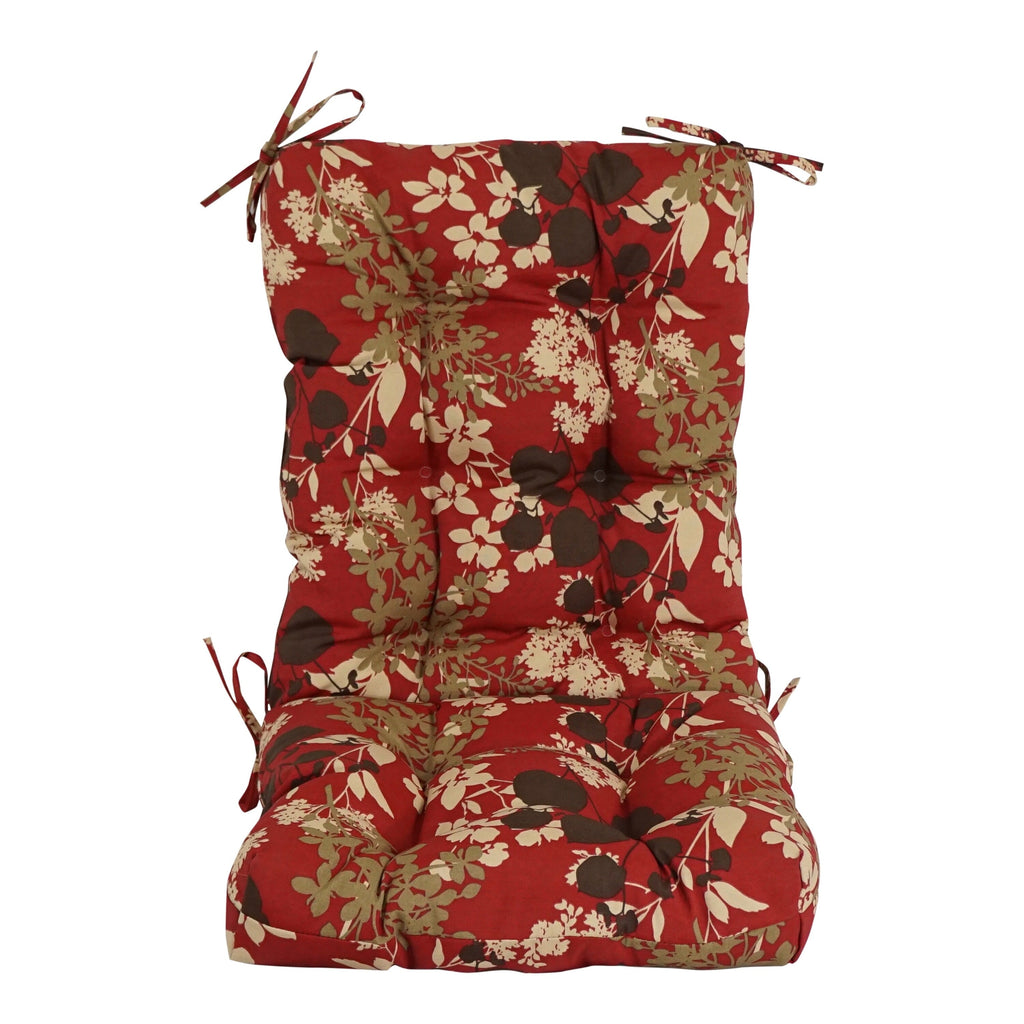Multi-section Tufted Outdoor Seat/Back Chair Cushion (Multiple Sizes)
