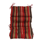 Multi-section Tufted Outdoor Seat/Back Chair Cushion (Multiple Sizes)