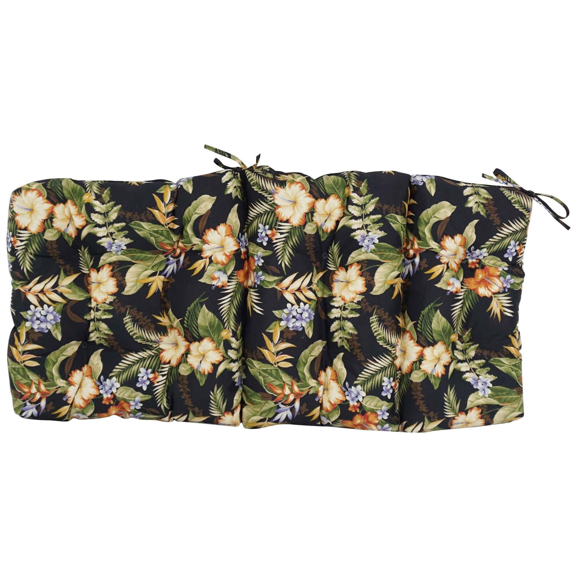Multi-section Tufted Outdoor Seat/Back Chair Cushion (Multiple Sizes)
