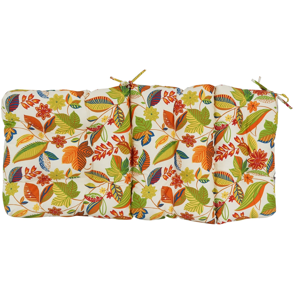 Multi-section Tufted Outdoor Seat/Back Chair Cushion (Multiple Sizes)