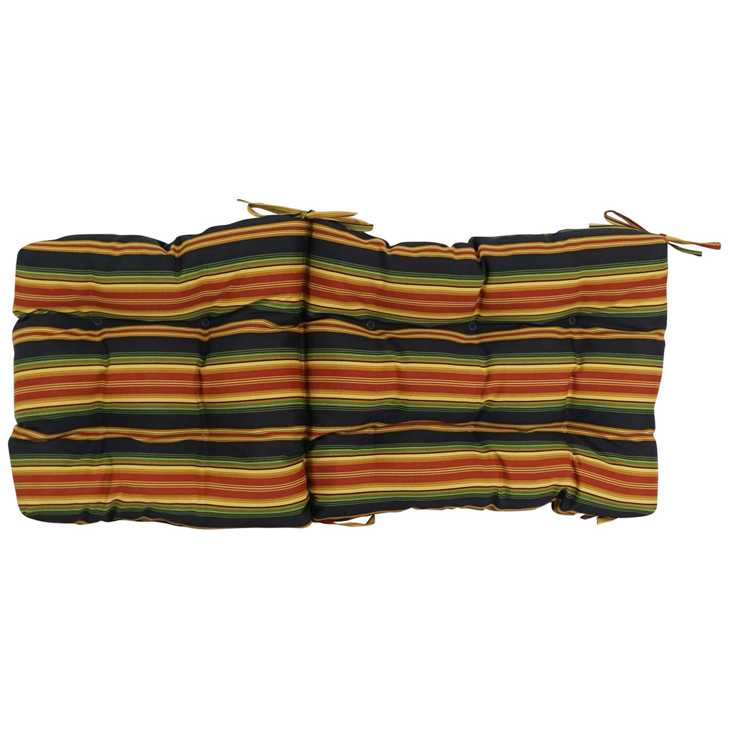 Multi-section Tufted Outdoor Seat/Back Chair Cushion (Multiple Sizes)